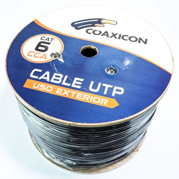 Cable UTP CAT6 Exterior 305m COAXICON