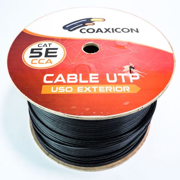 Cable UTP CAT 5E Exterior COAXICON