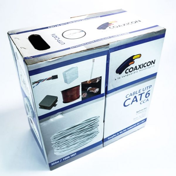 Cable UTP CAT6 305m COAXICON