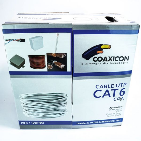 Cable UTP CAT6 305m COAXICON - Imagen 3