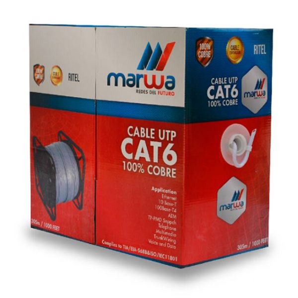 Cable UTP CAT 6 Interior MARWA